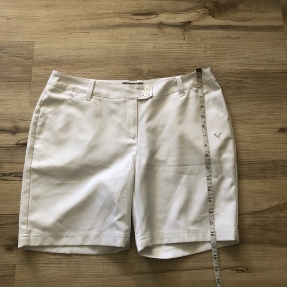 Callaway Women's Classic White Bermudas - Picture 3 of 8